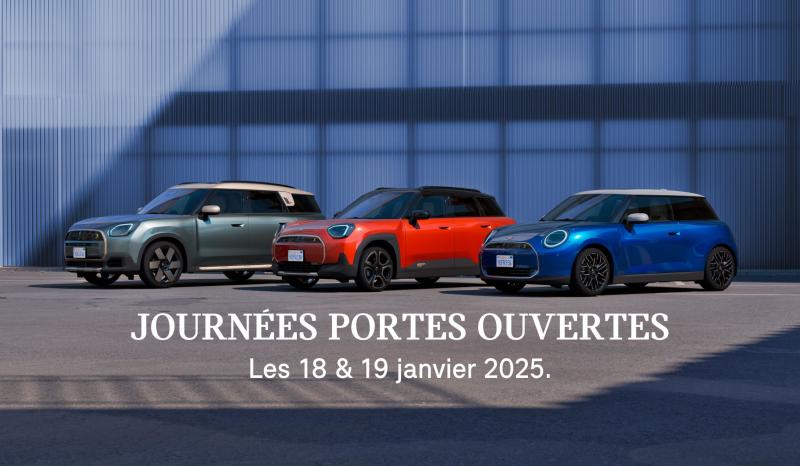 Débutez 2025 avec Style et Dynamisme lors des Journées Portes Ouvertes MINI !'